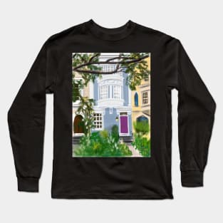 Capitol Hill Rowhouse in Spring Long Sleeve T-Shirt